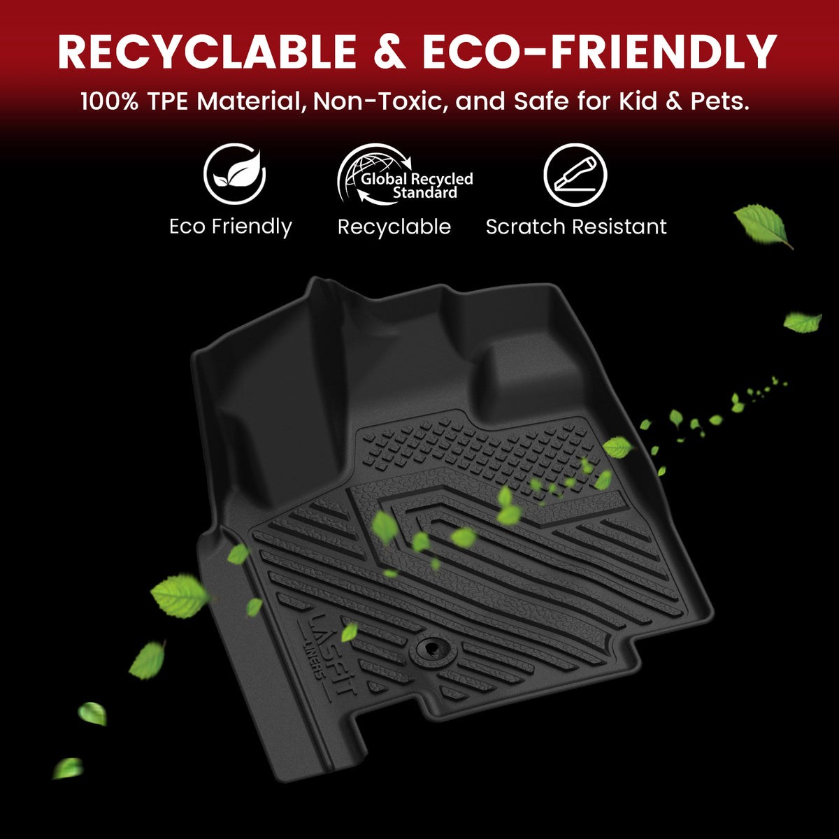 2013-2020 Dodge Grand Caravan Floor Mats & Cargo & Seatback Mats TPE Material
