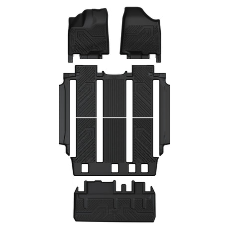 Fit for 2013-2020 Toyota Sienna 7 Seats Floor Mats & Cargo Mat, Fit Fixed center console
