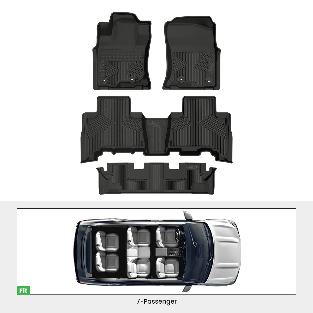 2013-2024 4Runner Floor Mats 7 Seats