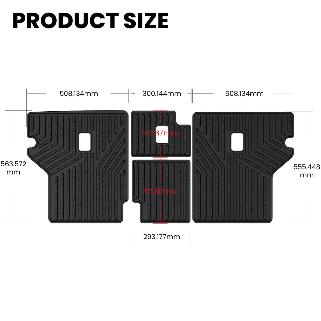 2013-2024 Toyota 4Runner seatback floor mats