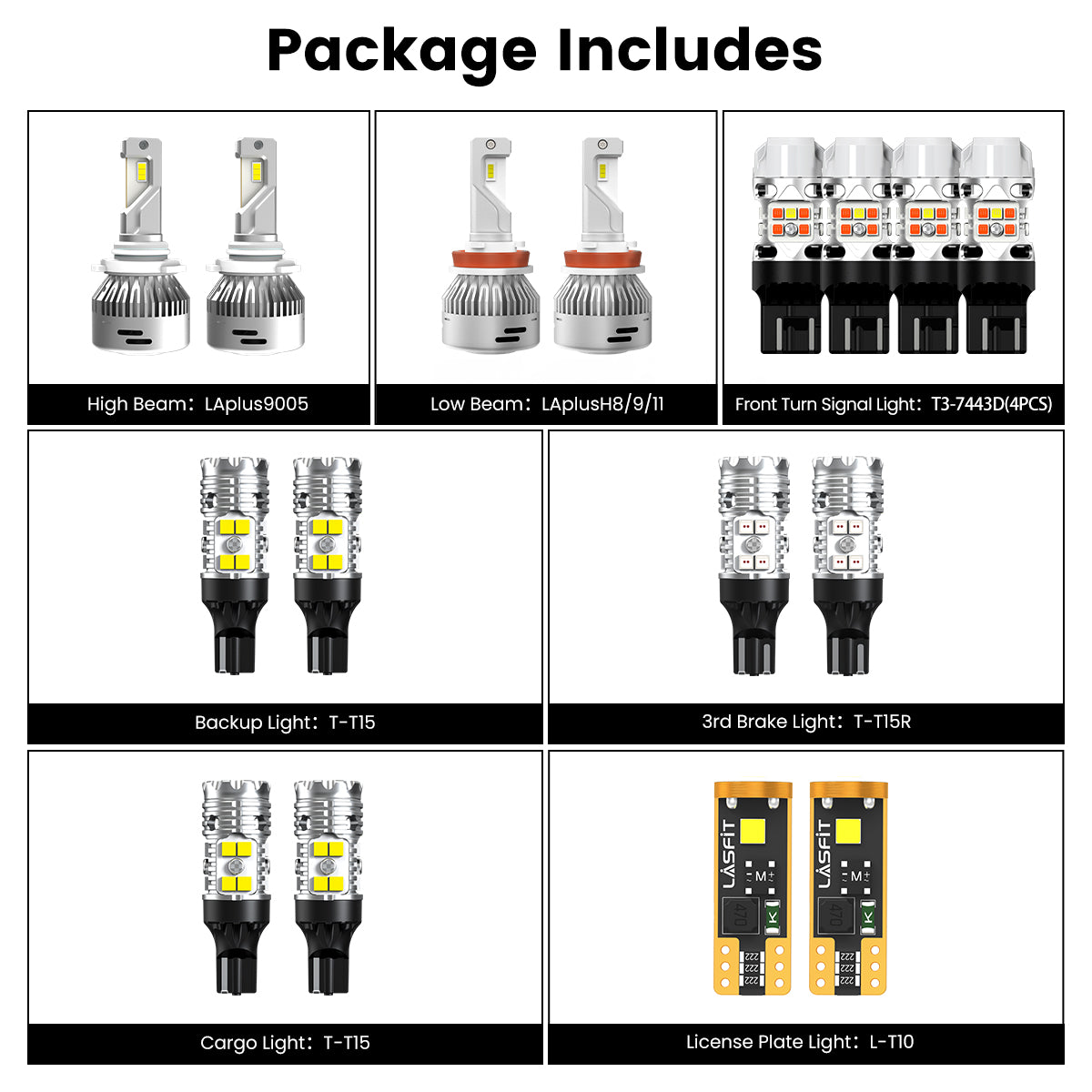 Fit for 2014-2015 Chevrolet Silverado 1500 LED Bulbs Upgrade | Tested and Verified