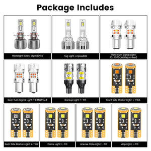 Lasfit combo package led bulbs for 2014-2015 Hyundai Tucson SE