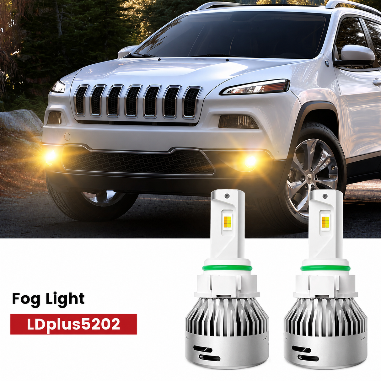 Fit for 2014-2016 Jeep Cherokee The Brightest LED Bulbs Upgrade | Tested and Verified