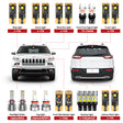 Lasfit led bulbs fit for 2014-2016 Jeep Cherokee