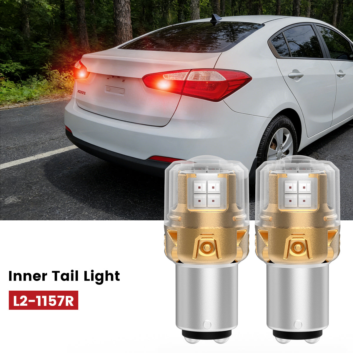 Lasfit 1157 led inner tail light fit for 2014-2016 Kia Forte