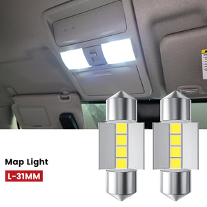 Lasfit 31MM led map light fit for 2014-2016 Kia Forte