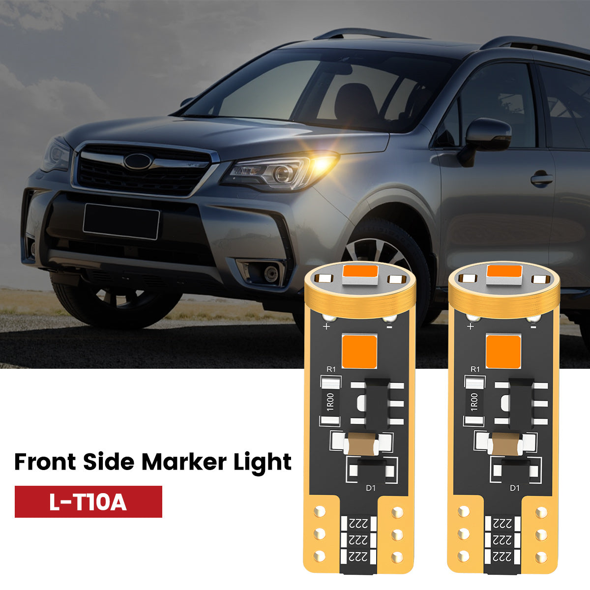 Lasfit 168 led front side marker light fit for 2014-2016 Subaru Forester
