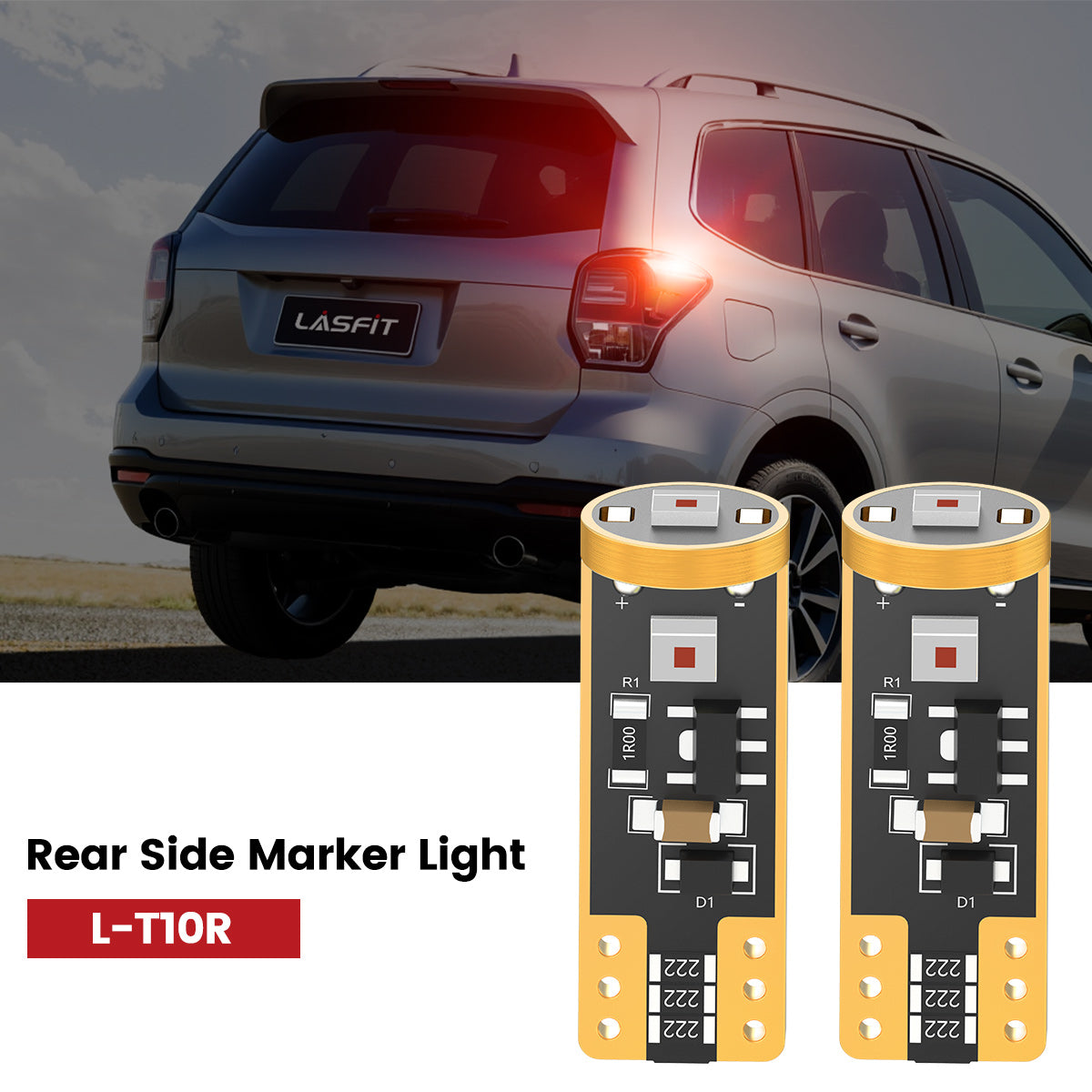 Lasfit 168 led rear side marker light fit for 2014-2016 Subaru Forester