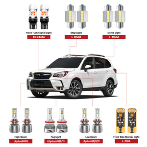 Lasfit led bulbs for 2014-2016 Subaru Forester