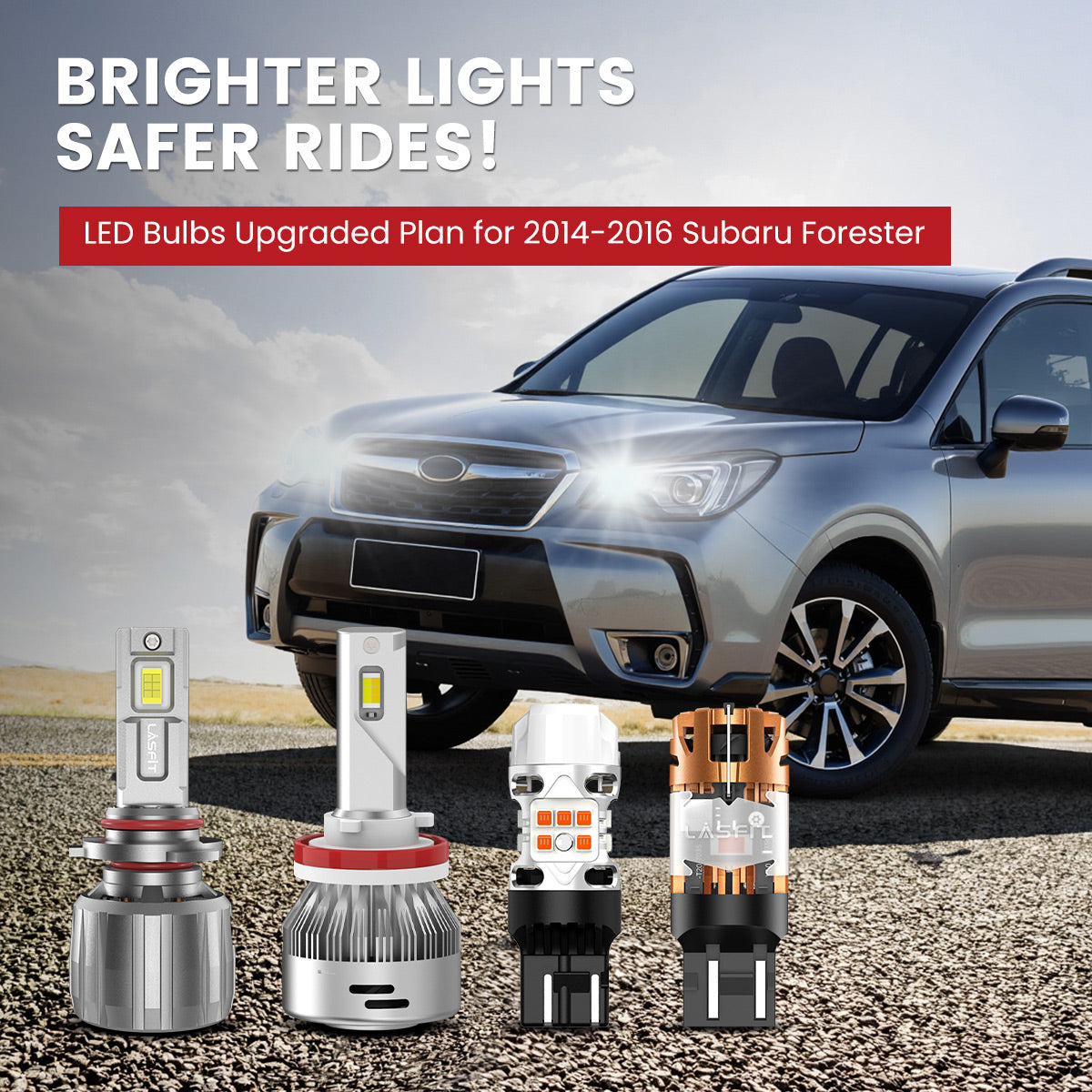 Lasfit LED Bulbs for 2014-2016 Subaru Forester
