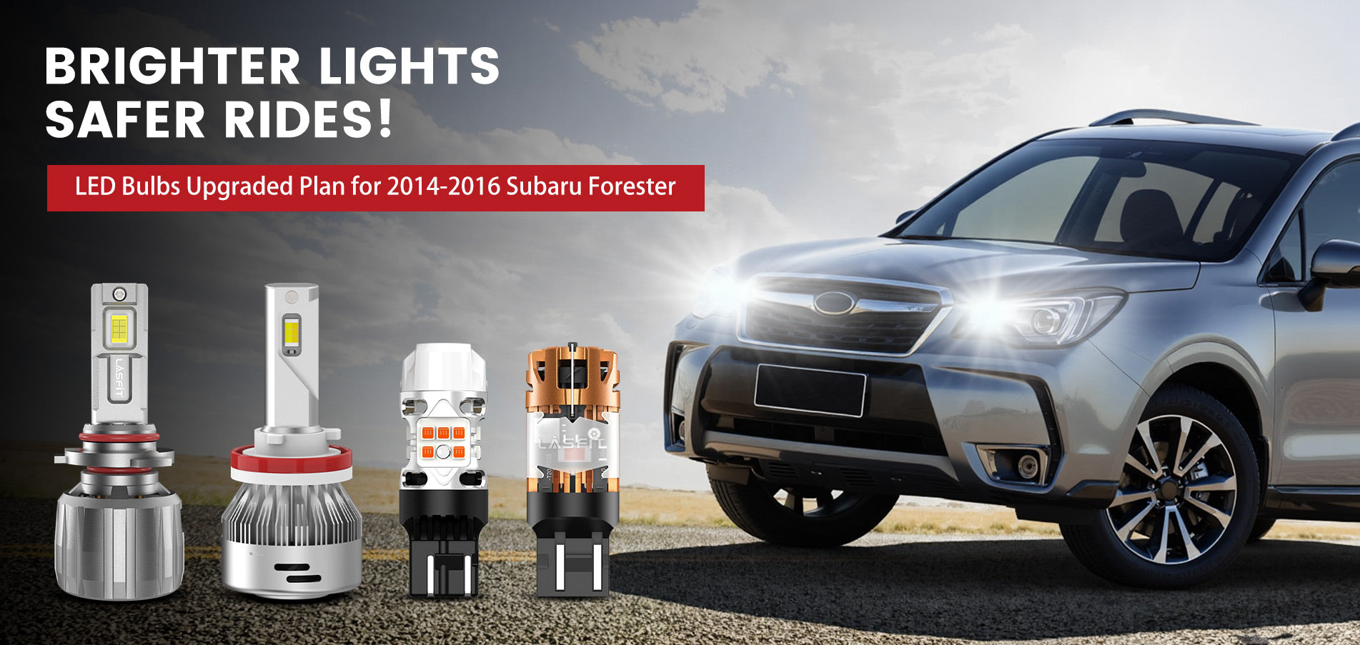 Lasfit LED Bulbs for 2014-2016 Subaru Forester