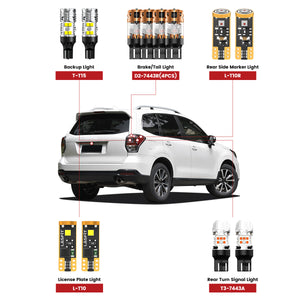 Lasfit led bulbs for 2014-2016 Subaru Forester