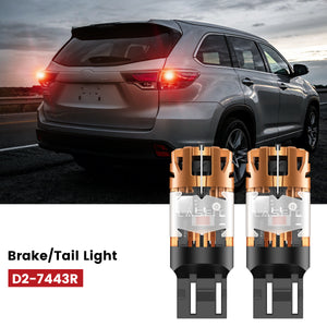 Lasfit 7443 led brake lights fit for 2014-2016 Toyota Highlander  