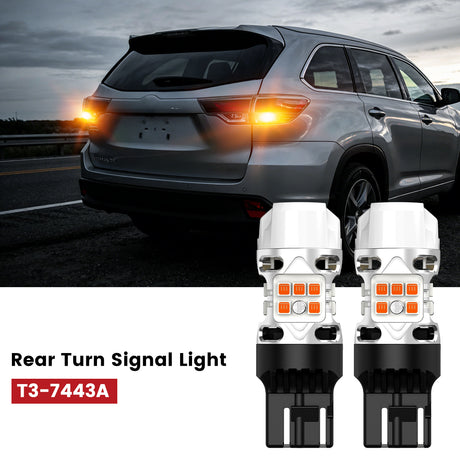 Lasfit 7443 led rear turn signal lights fit for 2014-2016 Toyota Highlander  