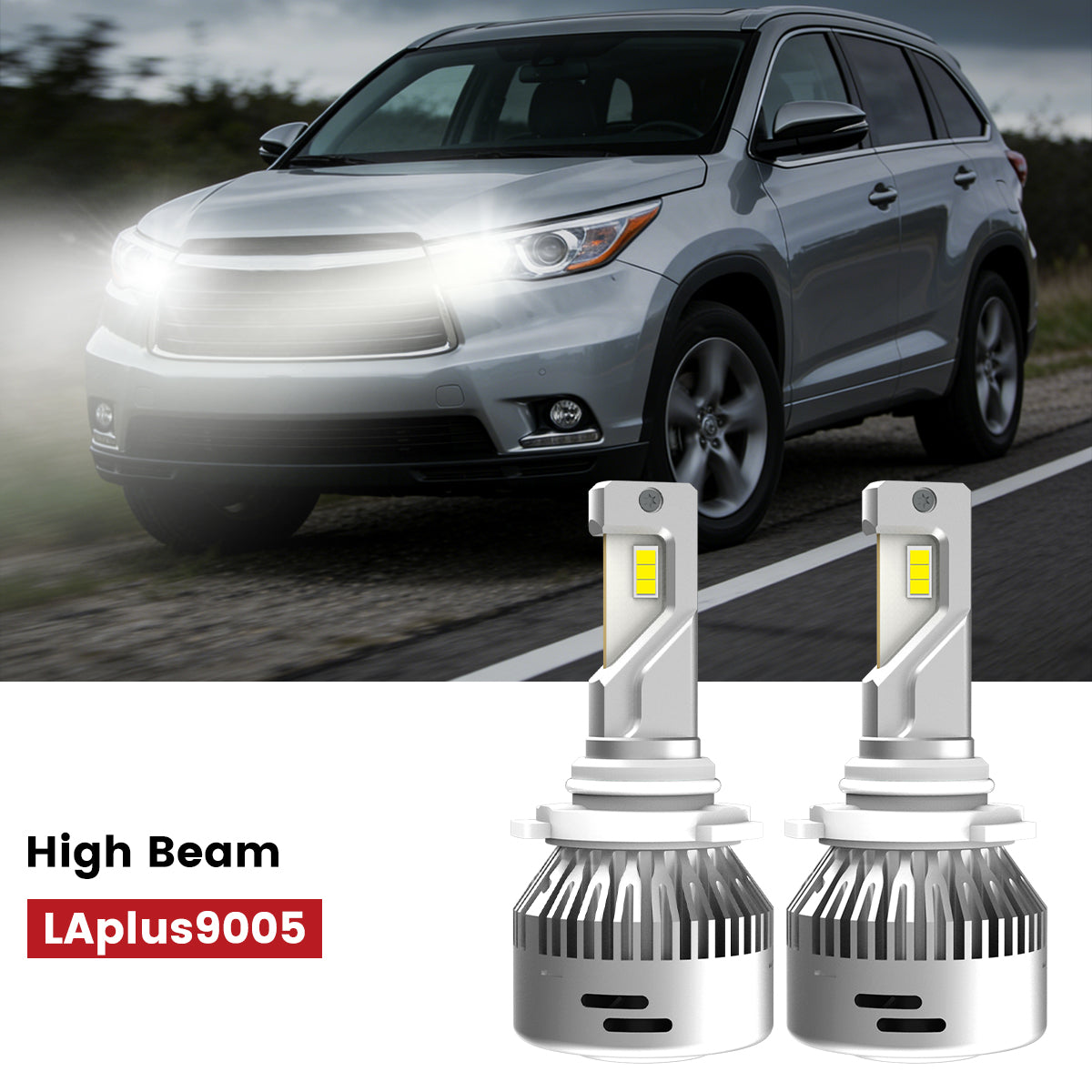 Lasfit 9005 led high beam bulbs fit for 2014-2016 Toyota Highlander  