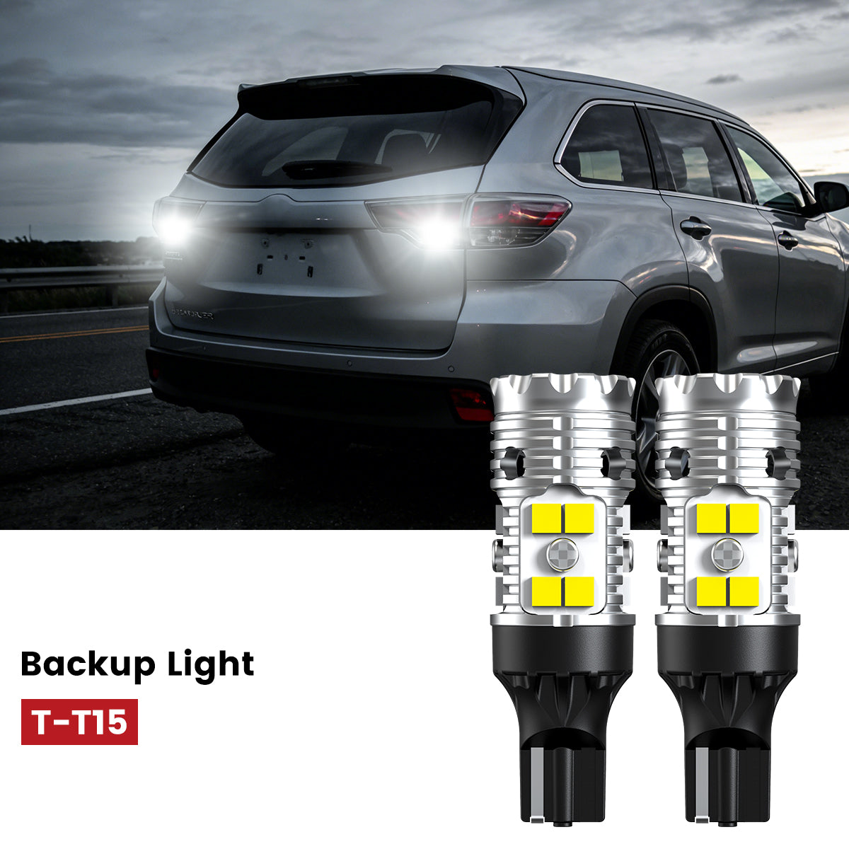 Lasfit 921 led backup lights fit for 2014-2016 Toyota Highlander  