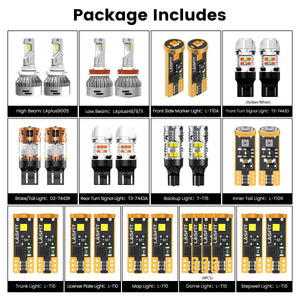 Lasfit led bulbs for 2014-2016 Toyota Highlander  