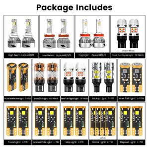 Lasfit led bulbs for 2014-2016 Toyota Highlander LE Plus/XLE/Limited/Hybrid Limited