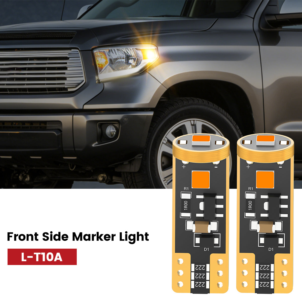 Lasfit 168 led front side marker light fit for 2014-2017 Toyota Tundra