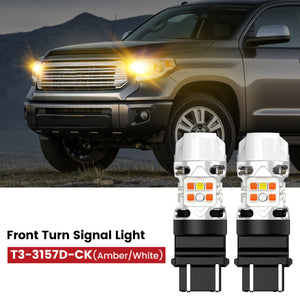 Lasfit 3157 led front turn signal light fit for 2014-2017 Toyota Tundra