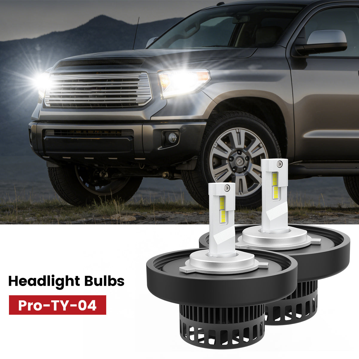 Lasfit H4 led headlight bulbs fit for 2014-2017 Toyota Tundra