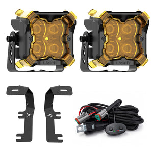 2014-2018 Chevrolet Silverado 1500 3 inch white spot ditch light