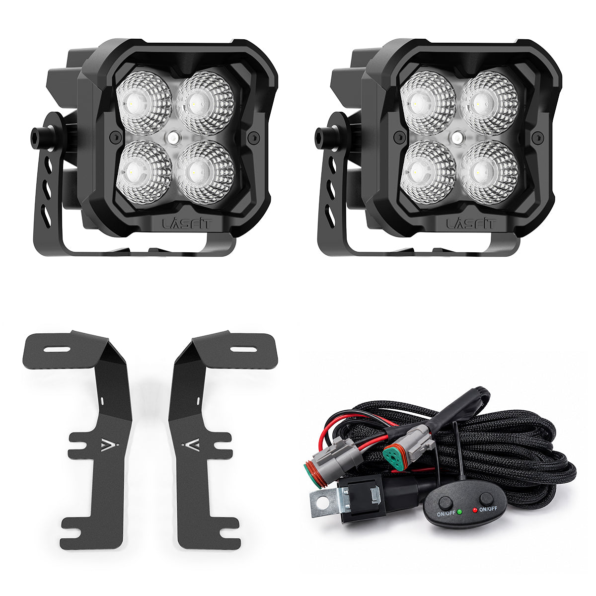 2014-2018 Chevrolet Silverado 1500 3 inch white flood ditch light 
