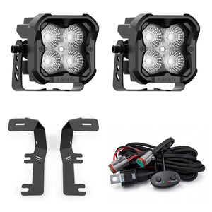 2014-2018 Chevrolet Silverado 1500 3 inch white flood ditch light 
