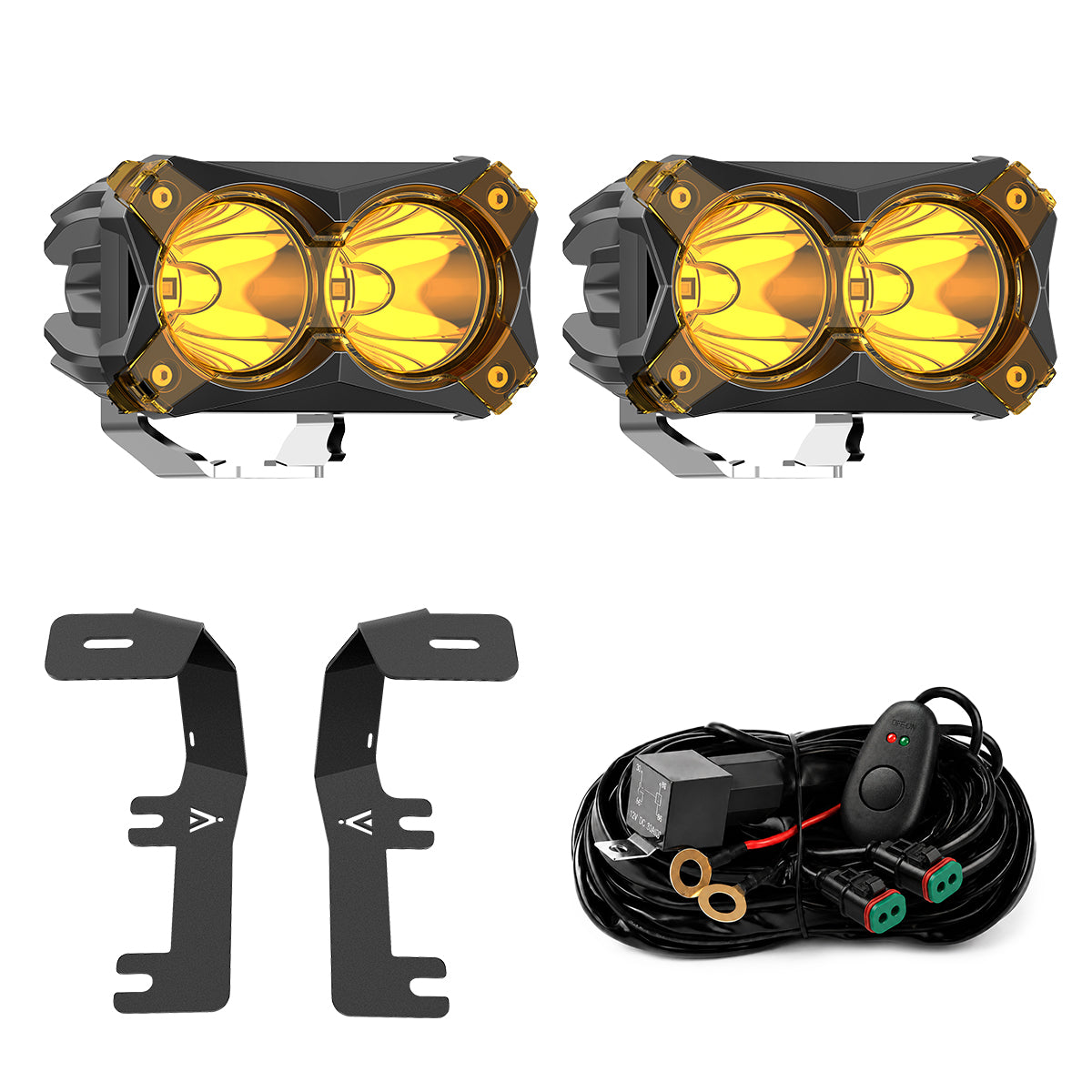 2014-2018 Chevrolet Silverado 1500 4.8 inch amber spot ditch light