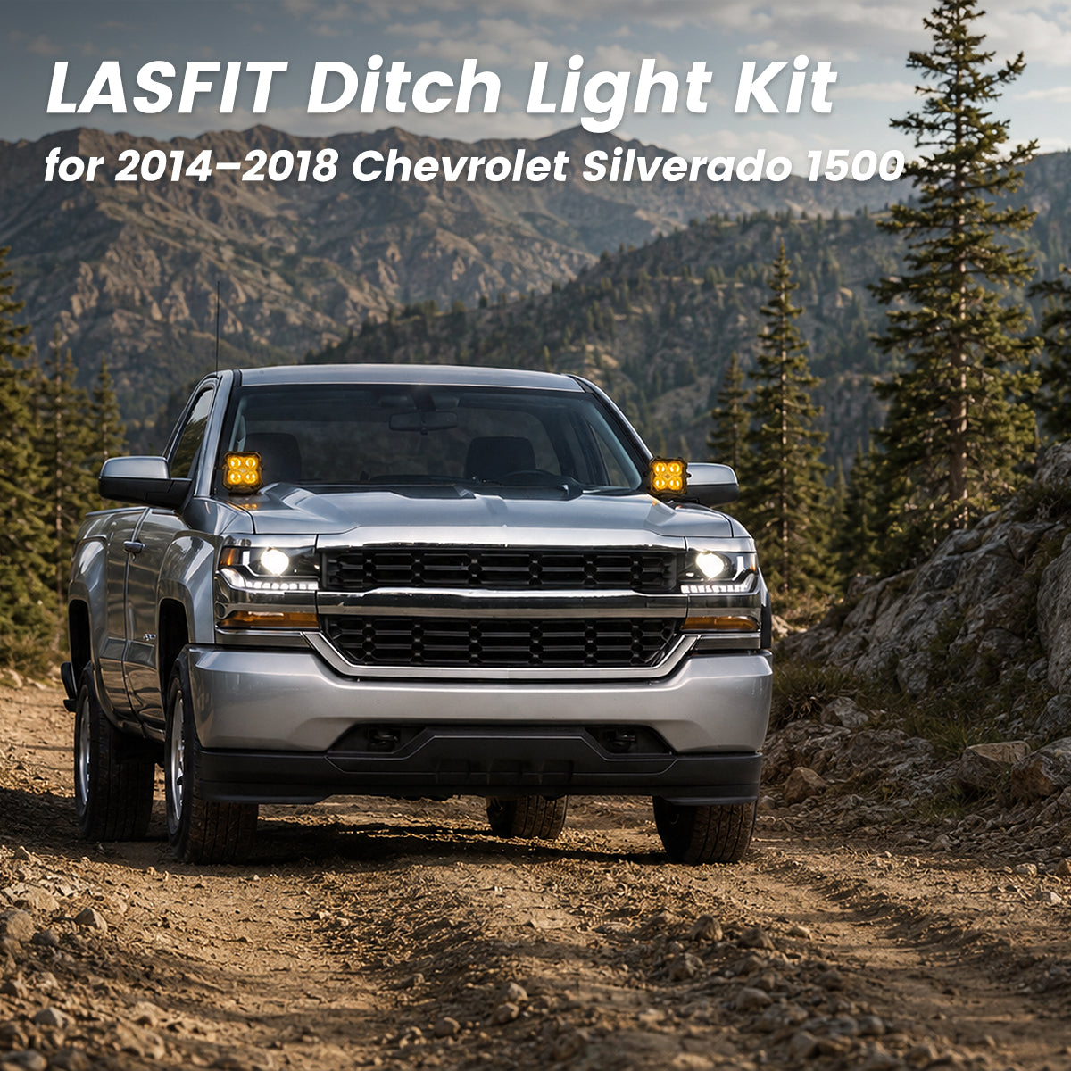 2014-2018 Chevrolet Silverado 1500 ditch light kit