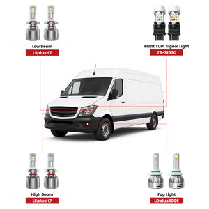 Lasfit led bulbs for 2014-2018 Mercedes-Benz Sprinter 1500/2500/3500/4500
