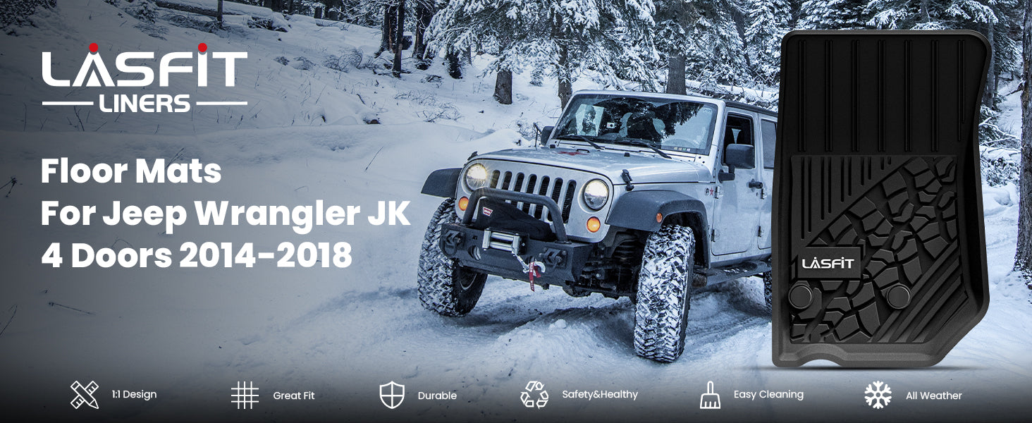 2014-2018 Jeep Wrangler JK Unlimited floor mats