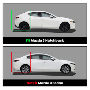 Fit for 2014-2018 Mazda Mazda3 Hatchback Floor Mats, Not Fit Sedan