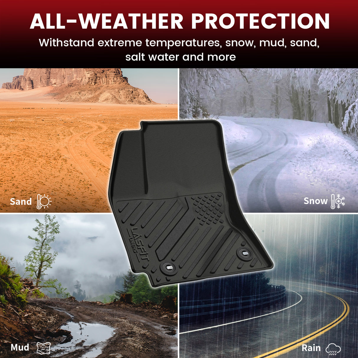 2014-2019 Toyota Corolla Auto All-weather Floor Mats & Cargo Mat