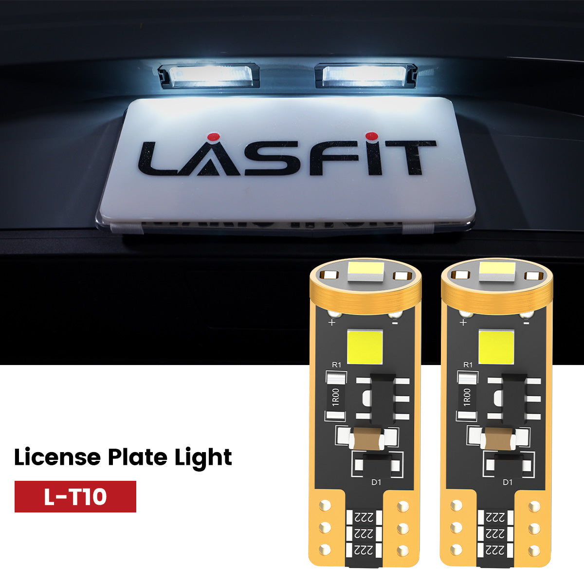 Lasfit 168 led license plate light fit for 2014-2020 Chevrolet Impala