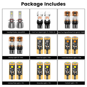 Lasfit combo package led bulbs for 2014-2020 Chevrolet Impala LS/LT/2FL/1LT/2LT/3LT 2014-2015