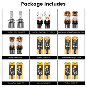 Lasfit combo package led bulbs for 2014-2020 Chevrolet Impala LS/LT/2FL/1LT/2LT/3LT 206-2020