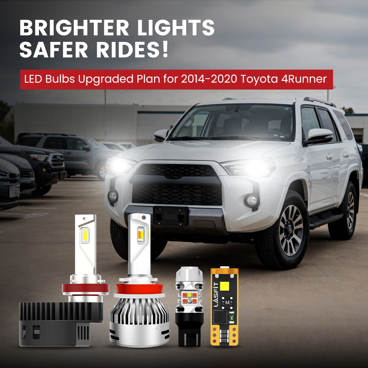 Lasfit LED Bulbs for 2014-2020 Toyota 4Runner