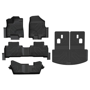Fit for 2014-2020 Acura MDX Floor Mats & Seatback & Cargo Mat, Fit 7-seater and Gasoline Only