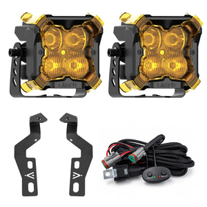 2014-2021 Toyota Tundra 1500 3 inch amber combo ditch light