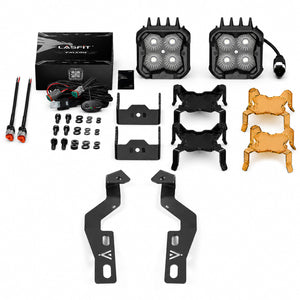 2014-2021 Toyota Tundra 1500 3 inch amber flood ditch light package