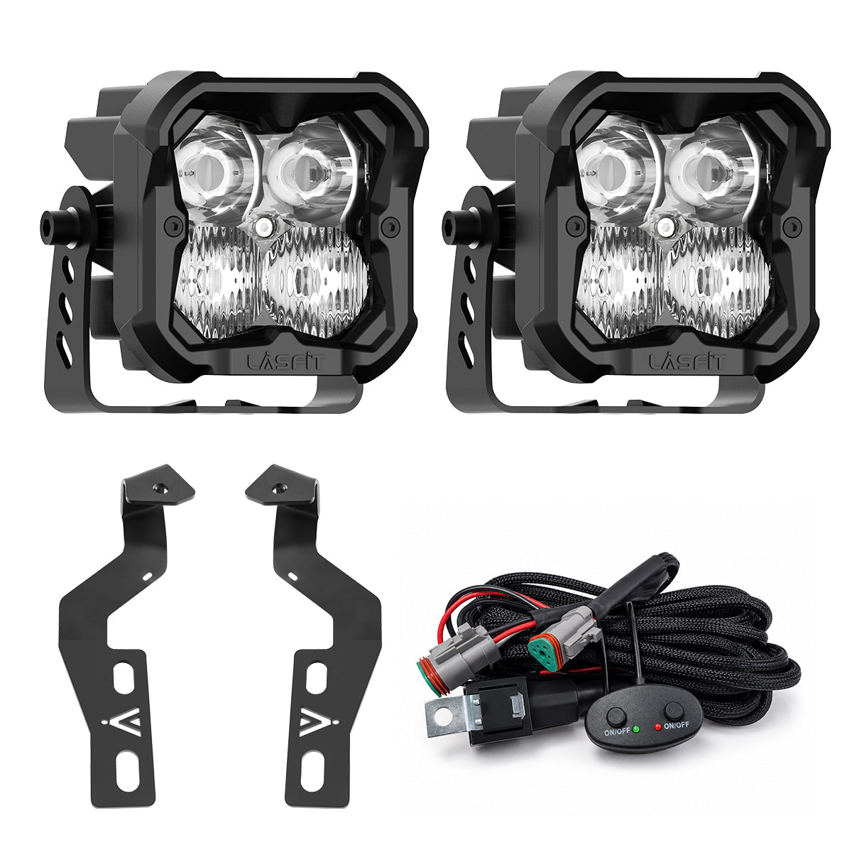 2014-2021 Toyota Tundra 1500 3 inch white combo ditch light