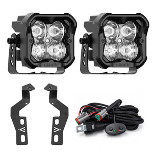 2014-2021 Toyota Tundra 1500 3 inch white combo ditch light