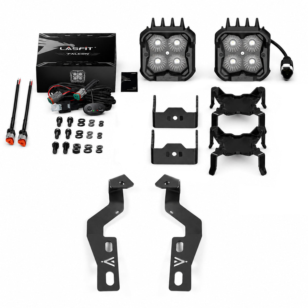 2014-2021 Toyota Tundra 1500 3 inch white flood ditch light package