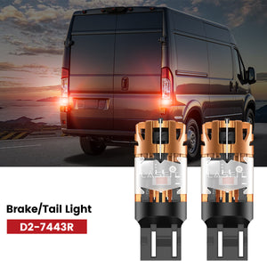 Lasfit 7443 led brake/tail light fit for 2014-2022 Ram ProMaster 1500/2500/3500 