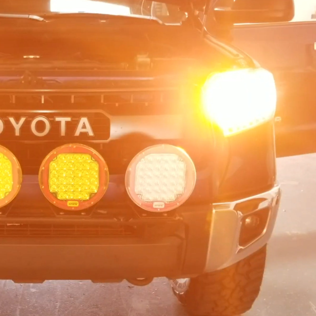 Lasfit 3157 LED front turn signal lights for 2014 Toyota Tundra