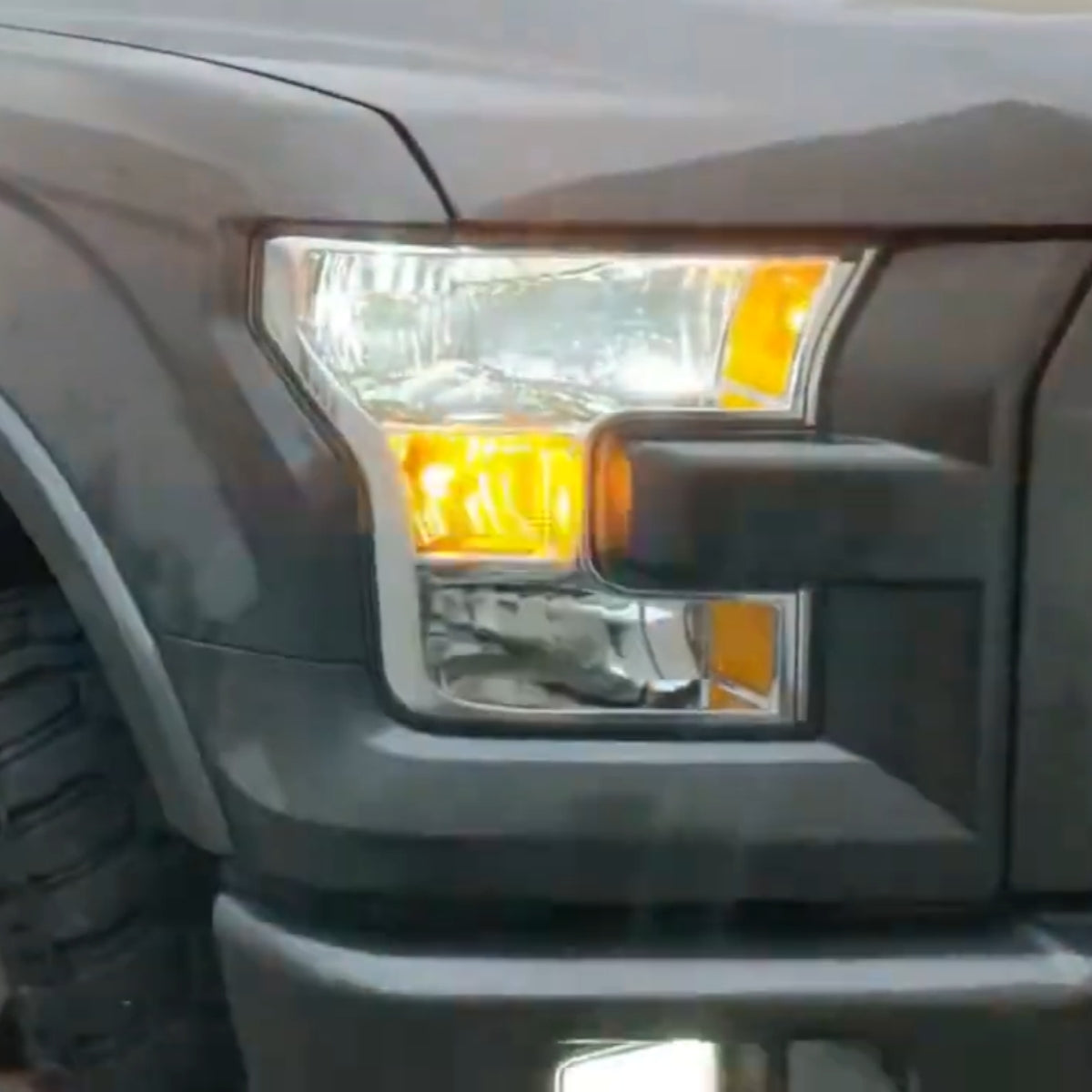 <iframe width="951" height="535" src="https://www.youtube.com/embed/AjoKR1w66fE" title="2015 2016 2017 Ford F-150 Showing Off LED Headlight Low beam, Highbeam, Foglights, and Turn Signals" frameborder="0" allow="accelerometer; autoplay; clipboard-write; encrypted-media; gyroscope; picture-in-picture; web-share" referrerpolicy="strict-origin-when-cross-origin" allowfullscreen></iframe>