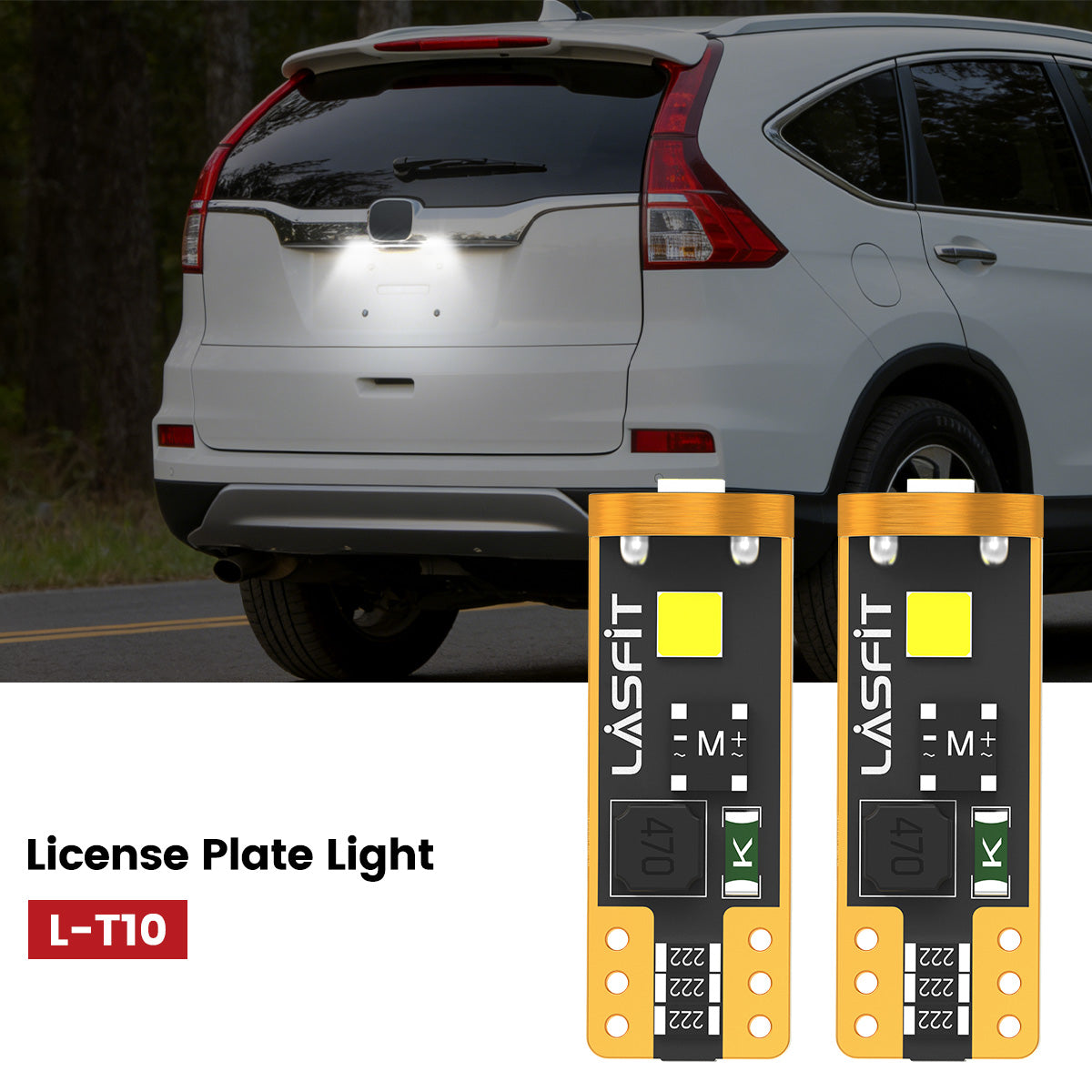 Lasfit 168 led license plate lights fit for 2015-2016 Honda CR-V   