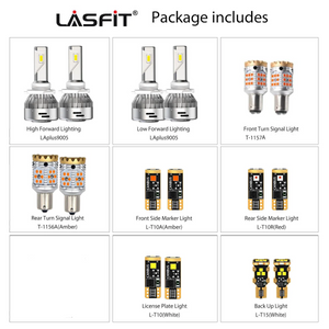 Lasfit combo package led bulbs for 2015-2016 Hyundai Sonata