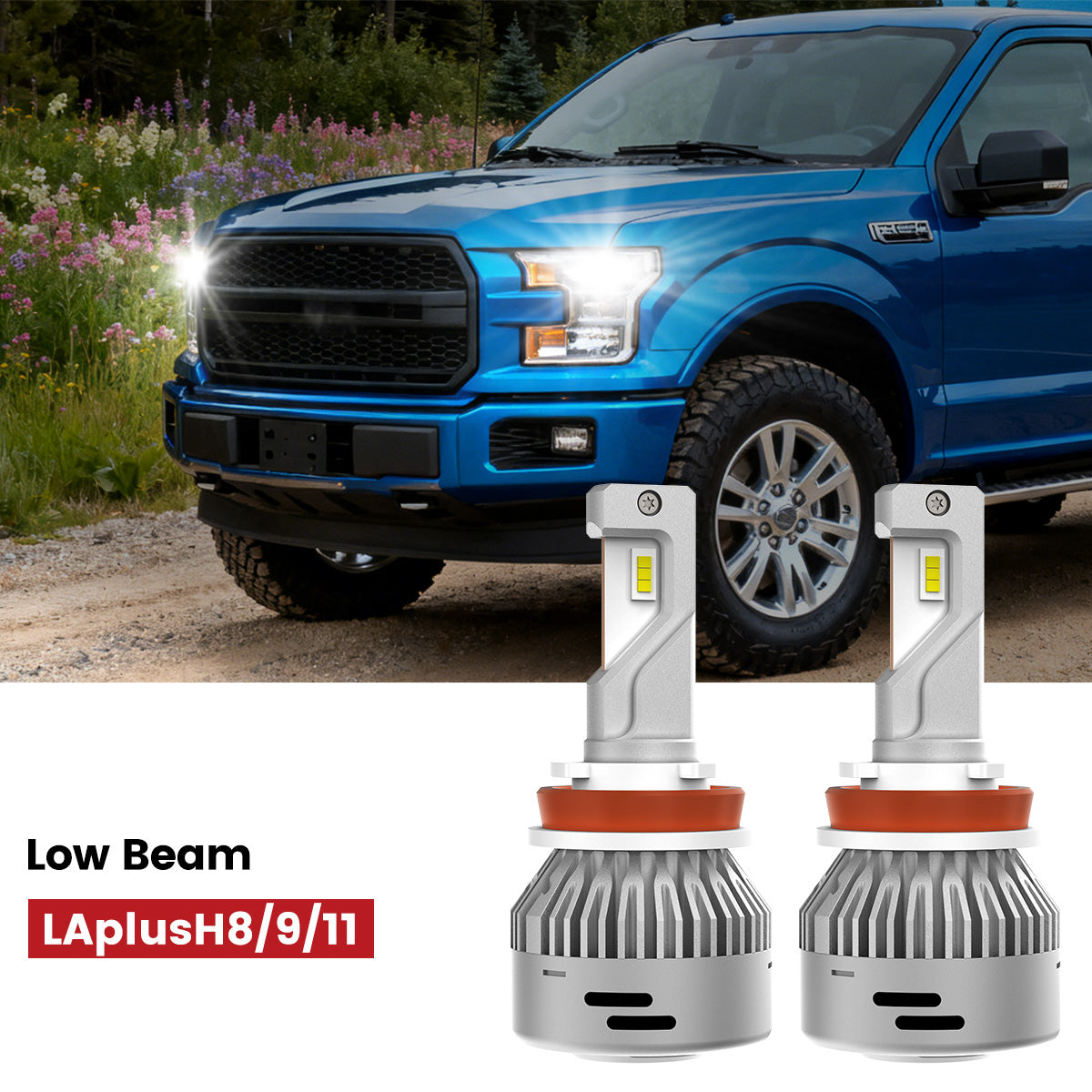Lasfit H11 led low beam fit for 2015-2017 Ford F-150